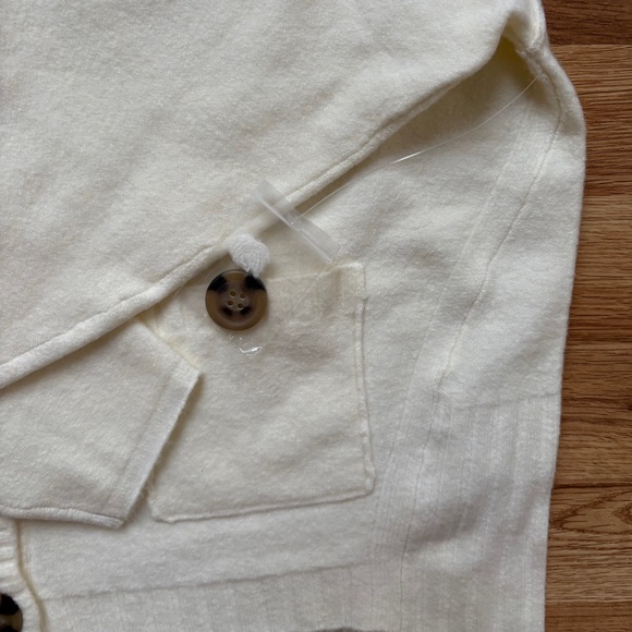 Free People ivory soft sweater cardigan - Picture 11 of 13